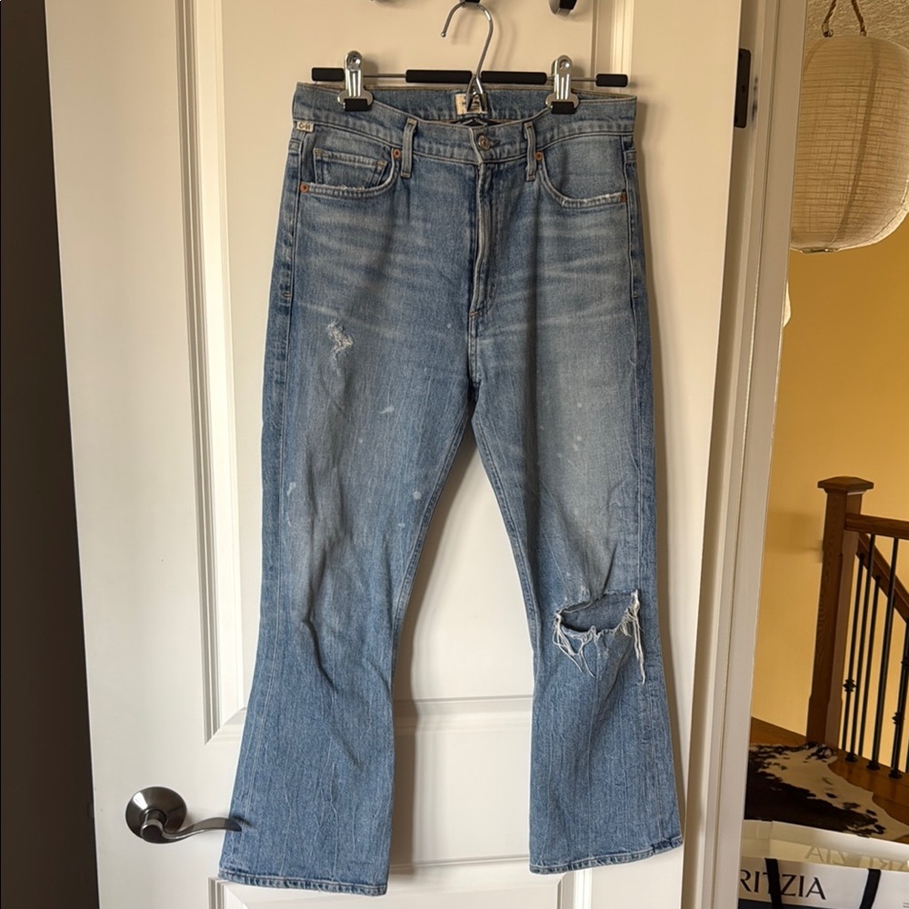 Citizens of Humanity cropped flare Jean